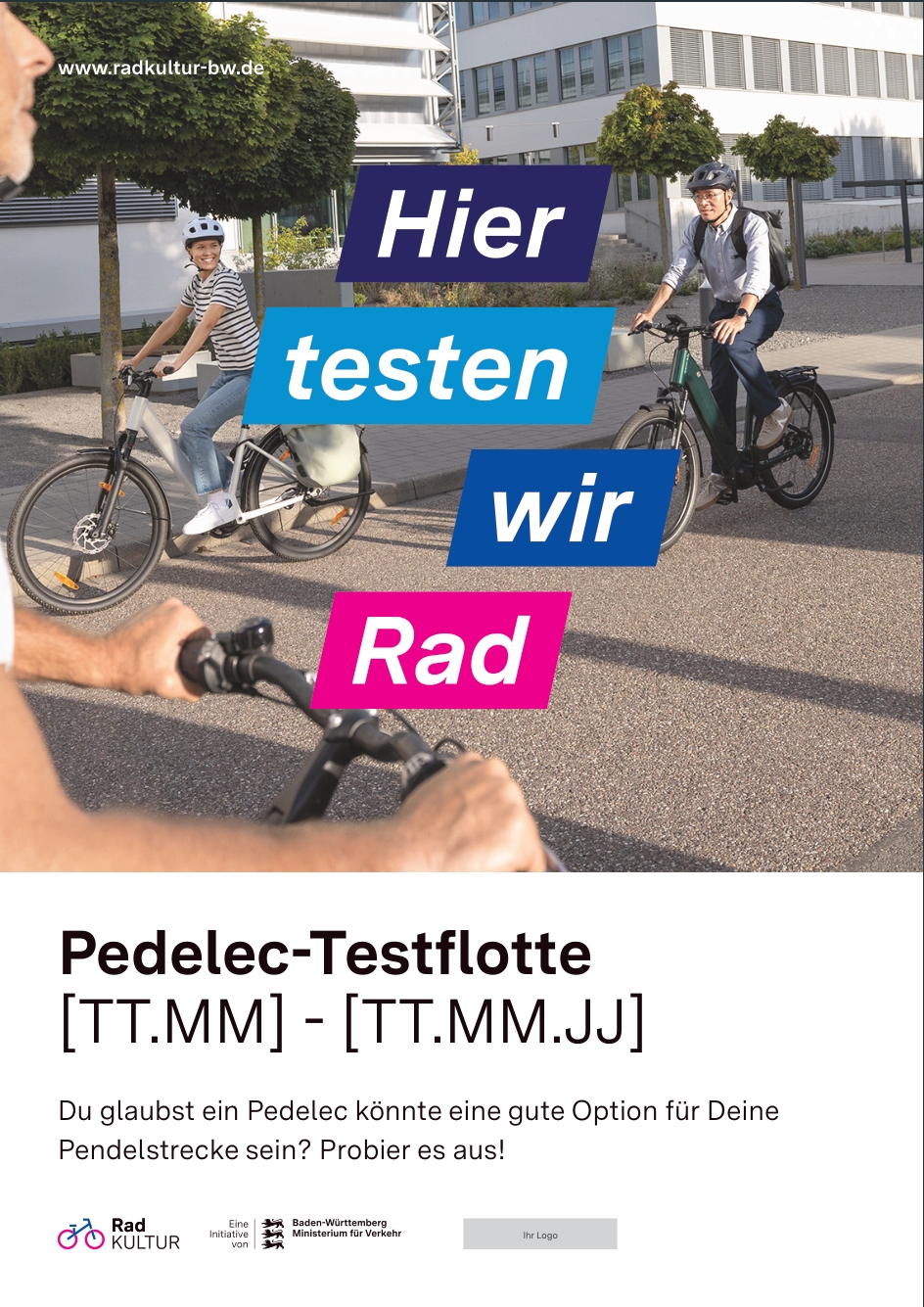 PedelecTestflotte Plakat Vorschau